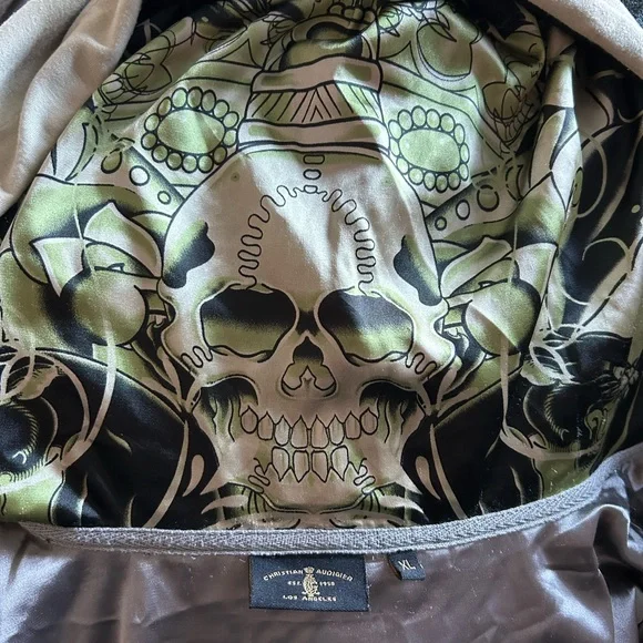 Vintage Christian Audigier Ed Hardy Full Zip Sweatshirt Men’s XL - Picture 13 of 15